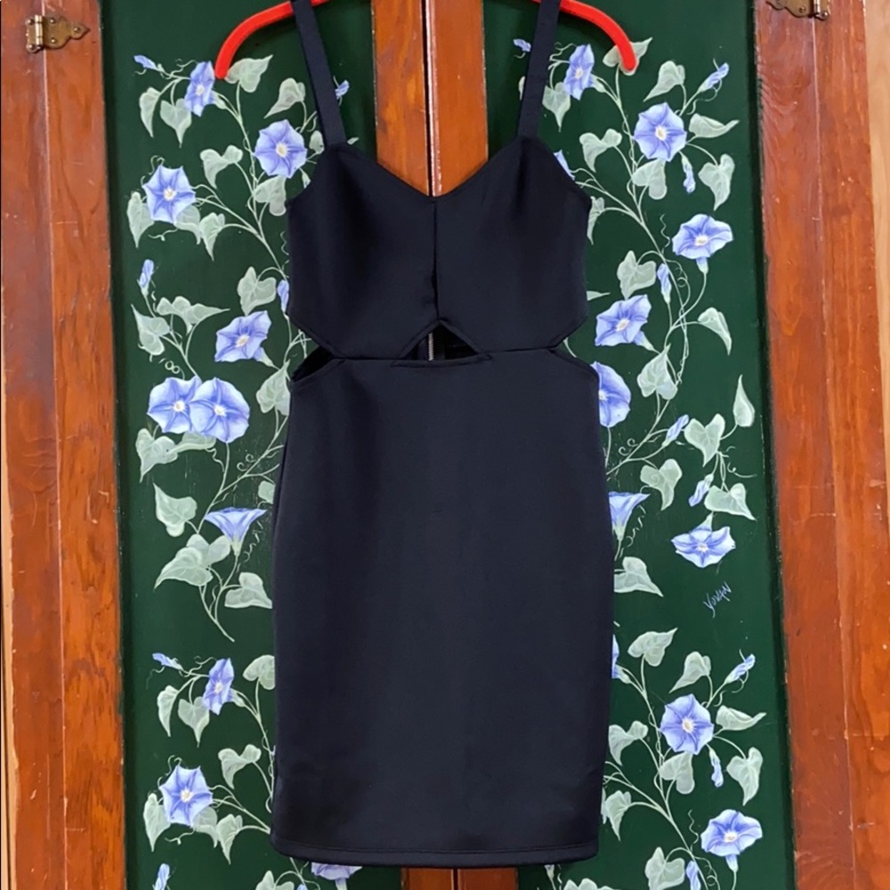 Divided H&M black cutout dress NWOT